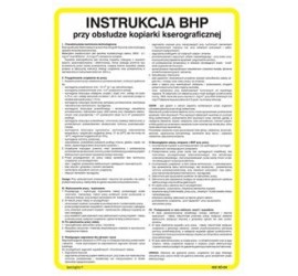 Instrukcja BHP dla pracowników placówek żywienia zbiorowego (422 XO-51)