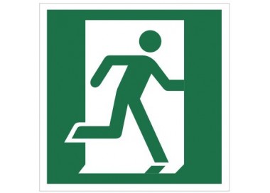 Znak drzwi ewakuacyjne (prawe) (110)