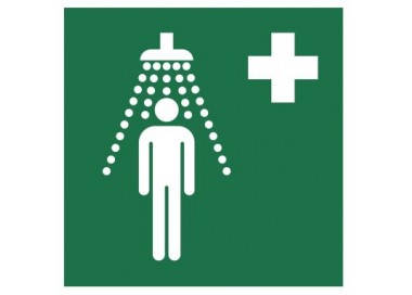 Znak prysznic bezpieczeństwa (E12)