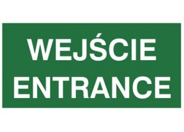 Znak wejście ENTRANCE (816-06)