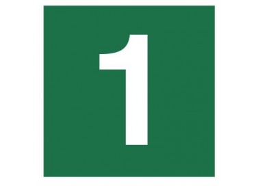 Znak stacja ewakuacyjna nr 1 (120-14)