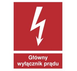 Znak główny wyłącznik prądu (219-04)