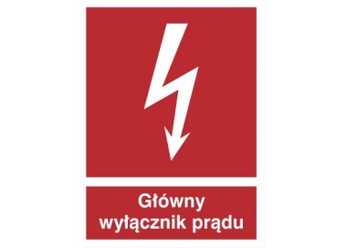 Znak główny wyłącznik prądu (219-04)