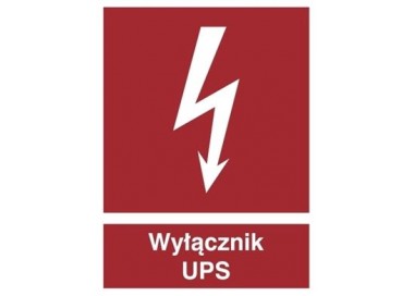 Znak wyłącznik UPS (219-05)