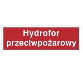 Znak hydrofor przeciwpożarowy (808-03)