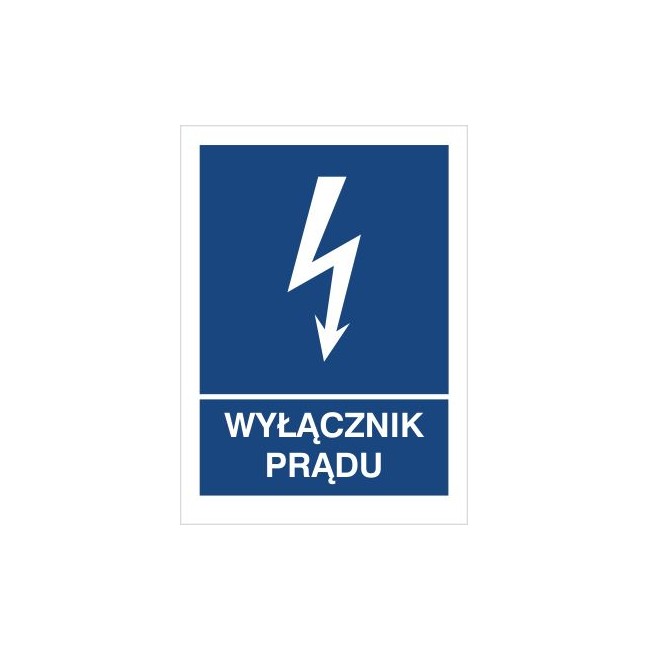 Znak wyłącznik prądu (530-32)