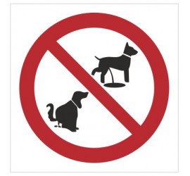 Znak zakaz wyprowadzania psów (632)