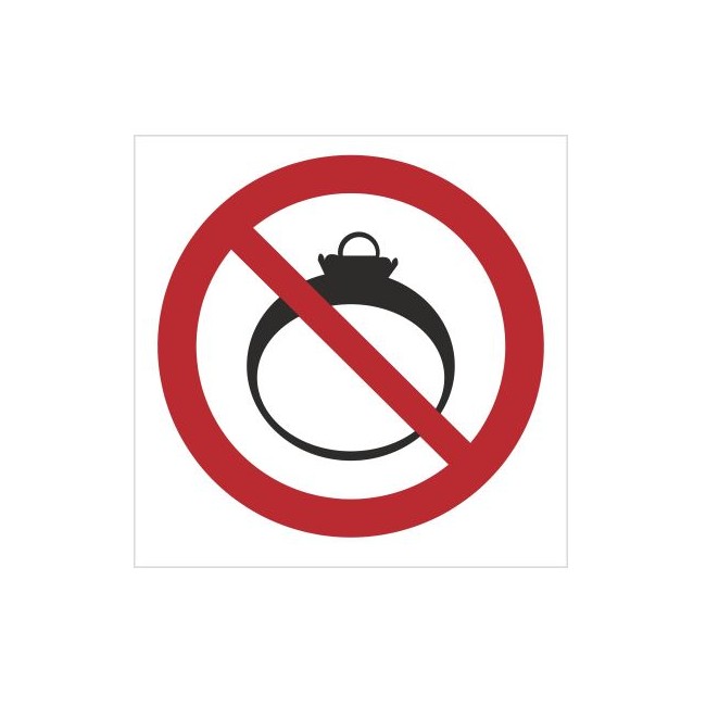 Znak zakaz noszenia biżuterii (639)