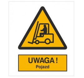 Znak ostrzeżenie przed urządzeniami do transportu poziomego (306)