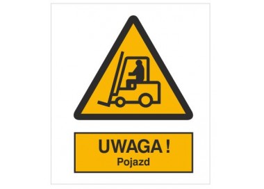 Znak ostrzeżenie przed urządzeniami do transportu poziomego (306-01)