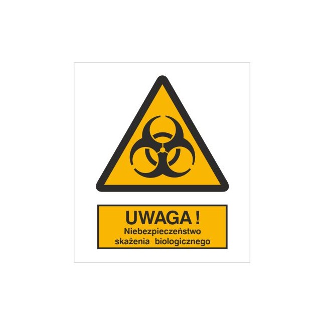 Znak ostrzeżenie przed skażeniem biologicznym (316)