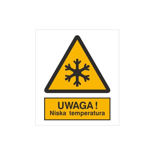 Znak ostrzeżenie przed niską temperaturą (328)