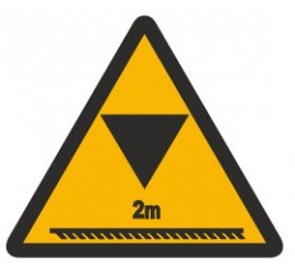 Znak ostrzeżenie przed ograniczeniem wysokości (312)