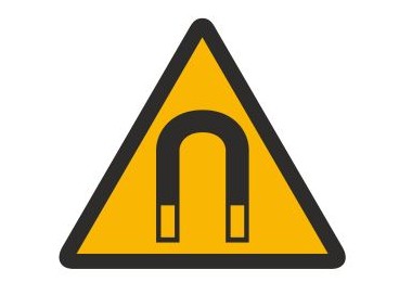 Znak ostrzeżenie przed silnym polem magnetycznym (315)