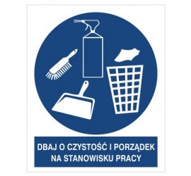 Znak dbaj o czystość i porządek (433)