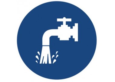 Znak oszczędzaj wodę (411-01)