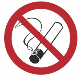 Zakaz palenia (209-08) okrągłe
