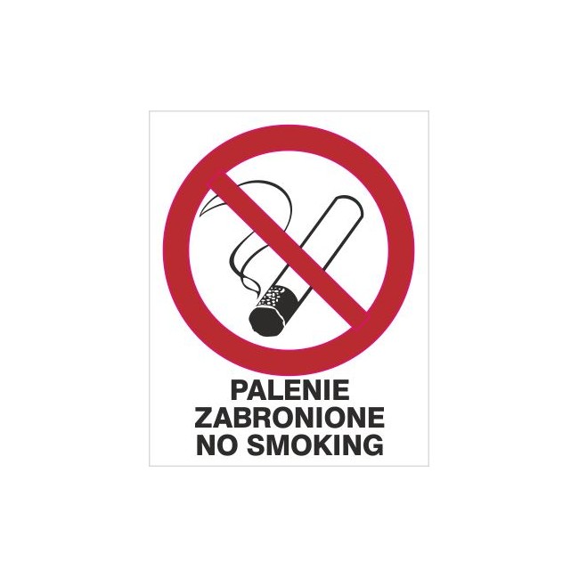 Palenie zabronione no smoking (209-12)