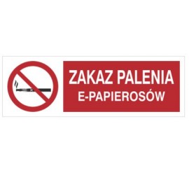 Zakaz palenia e-papierosów (209-15)
