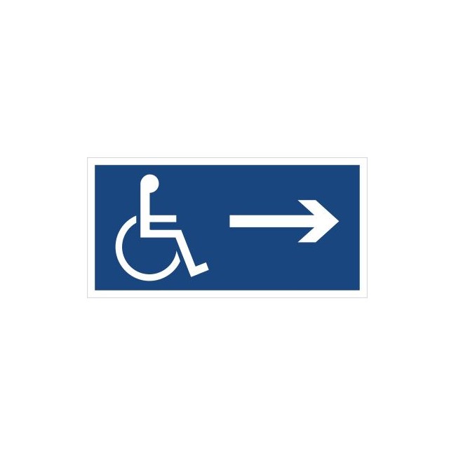Kierunek drogi dla inwalidów (w prawo) (822)