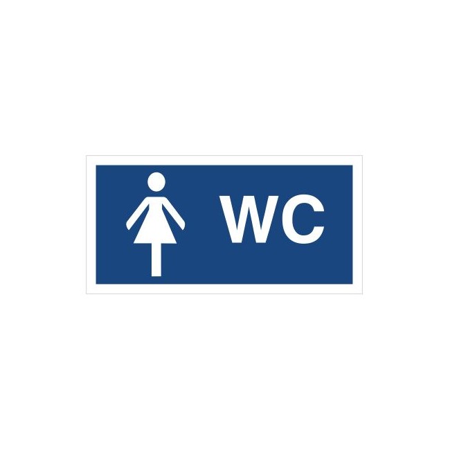 Znak toaleta damska (823-08)
