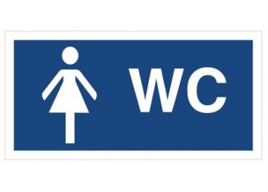Znak toaleta damska (823-08)
