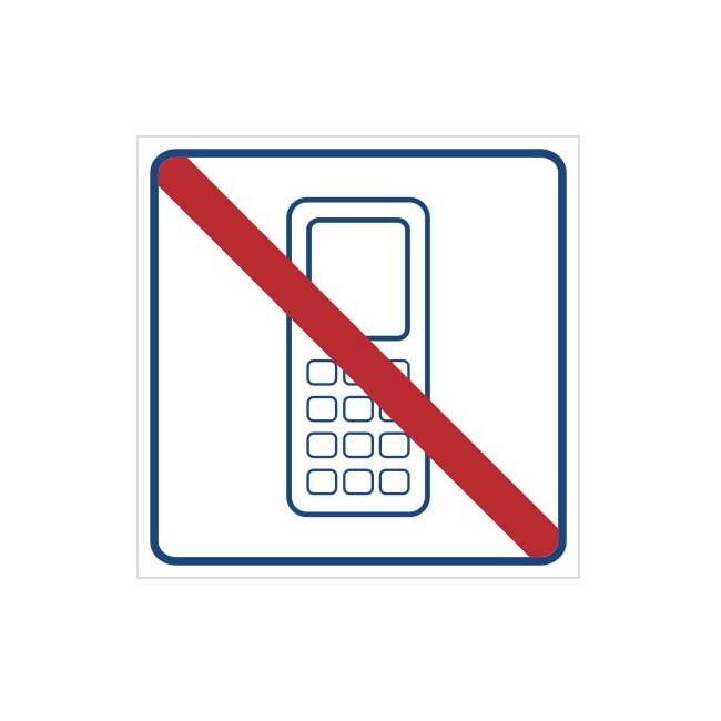 Zakaz używania telefonów komórkowych (823-17)