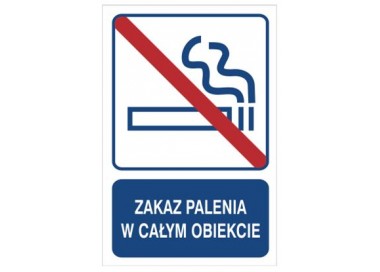 Zakaz palenia w całym obiekcie (823-105)