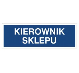 Kierownik Sklepu (801-69)