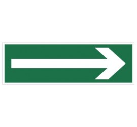 Znak kierunek drogi ewakuacyjnej (103)