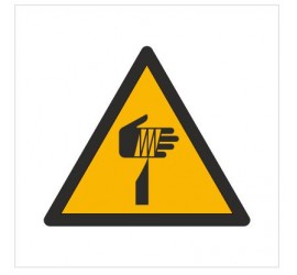Znak ostrzeżenie przed ostrymi elementami (W22)
