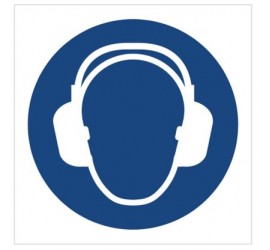 Znak nakaz stosowania ochrony słuchu (M03)
