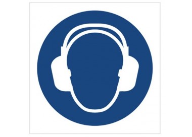 Znak nakaz stosowania ochrony słuchu (M03)