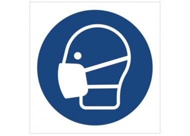 Znak nakaz stosowania maski przeciwpyłowej (M16)