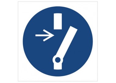 Znak odłącz przed przystąpieniem do konserwacji lub naprawy (M21)